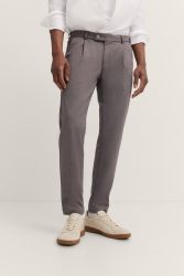 bugatti Bundfaltenhose »Tapered Fit«, mit Flexcity Jersey Stretch