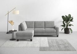 Home affaire Ecksofa »Summer«, mit Ottomane, mit oder ohne Bettfunktion und Bettkasten, Cord-Bezug