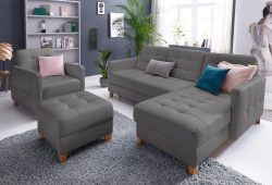 exxpo - sofa fashion Ecksofa, wahlweise mit Bettfunktion