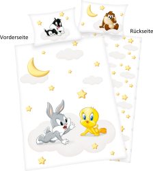 Herding Renforcé Kinder-Wendebettwäsche Looney Tunes