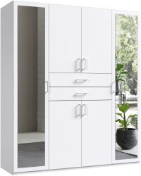 Wimex Kleiderschrank »Diver Drehtürenschrank mit Spiegel, 180, 225 o. 270cm breit«, Bestseller Schlafzimmerschrank wahlweise 3 Innenausstattungen