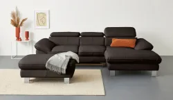 COTTA Ecksofa Kopfteilverstellung, optional Bettfunktion & Bettkasten