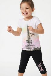 Mädchen Shirt + 3/4 Leggings (2-tlg) mit Bio-Baumwolle