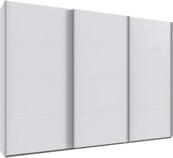 Wimex Kleiderschrank »Mugano, Made in Germany, Lieferung bis in Deine Etage und Stellort«, (wähle Deine Ausstattung: Basic oder Premium!), 3 Schwebetüren, grosse Grössen, mit oder ohne Spiegel, Metallgriffe