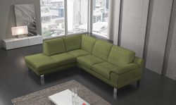 Egoitaliano Ecksofa »Shakira«, mit Ottomane, elegante Metallfüsse