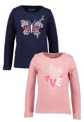 Blue Seven Langarmshirt Packung, 2 Stk. tlg. mit tollen Frontmotiven