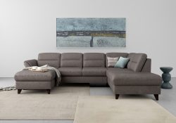 sit&more Wohnlandschaft »Mellum«, inklusive Federkern, wahlweise mit Bettfunktion, Stauraum und Armteilfunktion