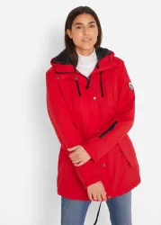 bonprix wasserdichte Funktions-Parka mit Kapuzerot 42Damen