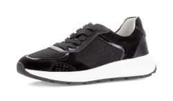 Gabor Keilsneaker, Freizeitschuh, Halbschuh, Schnürschuh, Kontrastbesatz an der Ferse