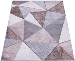 Paco Home Teppich »Bari 874«, rechteckig, 13 mm Höhe, Kurzflor, modernes geometrisches Design, Used-Look, ideal im Wohnzimmer & Schlafzimmer