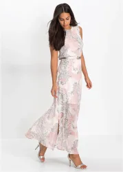 bonprix Langes Chiffonkleid 42Damen