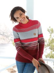 Casual Looks Stehkragenpullover »Stehkragen-Pullover«