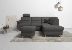 Home affaire Ecksofa »Palmera«, Federkern, wahlweise mit Bettfunktion und mit/ohne Stauraum