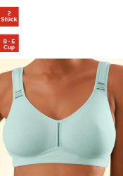 petite fleur T-Shirt-BH Packung, ohne Bügel aus Baumwolle ? auch ideal für grosse Grössen, bequemer BH