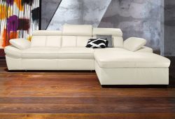 exxpo - sofa fashion Ecksofa, inklusive Kopfteil- und Armteilverstellung, wahlweise mit Bettfunktion