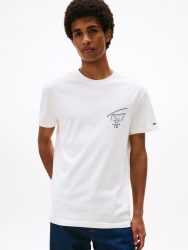 Tommy Jeans T-Shirt »TJM SIGN CITY TEE EXT«, Rundhals, regular fit, grosser Rückenprint