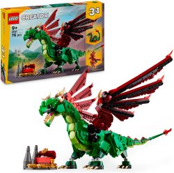 31161 Creator 3-in-1 Grüner Drache, Konstruktionsspielzeug