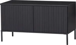 mutoni - TV-Lowboard New Gravure Kiefer 100, One Size, Schwarz