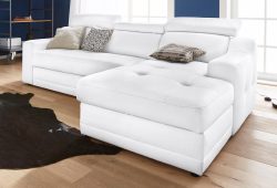 exxpo - sofa fashion Ecksofa, mit Köpf- bzw. Rückenverstellung, wahlweise mit Bettfunktion und Bettkasten