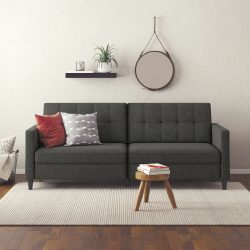 Dorel Home 3-Sitzer »Hartford«, Bettfunktion, Rückenlehne 2-teilig, 3-fach verstellbar, Sitzhöhe 43 cm