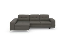 sit&more Ecksofa »Balvieni«, inklusive Sitztiefenverstellung und Federkern, wahlweise mit Bettfunktion und Bettkasten