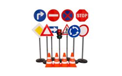alldoro Spiel-Verkehrszeichen »XXL Verkehrsset, 21 Teile«
