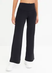 bonprix Komfort-Sport-Leggings, gerades Bein, schnelltrocknendschwarz 36Damen