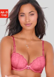 Lascana - Bh, für Damen, Pink, Größe 70A