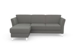 sit&more Ecksofa »Visby V«, wahlweise mit Bettfunktion und Bettkasten, frei im Raum stellbar, mit Federkern, auch erhältlich in dem besonders leicht mit Wasser zu reinigendem 