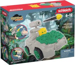 Eldrador Creatures Dschungel-Crashmobil mit Mini Creature, Spielfigur