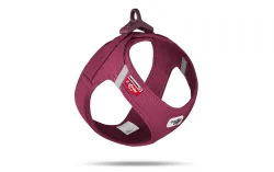 Curli Vest Geschirr Clasp Air-Mesh, rubin - Grösse L: Brustumfang 49,1 - 55,4 cm