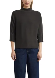 Comma Stehkragenpullover 3/4 Ärmel, Viskosemix