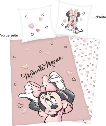 Herding Renforcé Kinder-Wendebettwäsche Disney´s Minnie Mouse