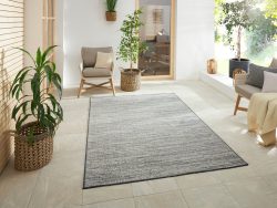 ELLE DECORATION Teppich »Mèlange«, rechteckig, 5 mm Höhe, In/- Outdoor geeignet, Wendeteppich, Meliert, Wohnzimmer, Balkon, Terrasse, Garten, Robust, Pflegeleicht, Flachgewebe