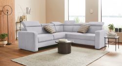 sit&more Ecksofa »Bologna«, inklusive Kopfteilverstellung und Federkern, wahlweise mit Bettfunktion und Schubkasten