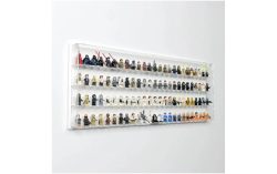 Holzbaukasten »iDisplayit Acryl-Wand-Display für 100 LEGO-Minifiguren«
