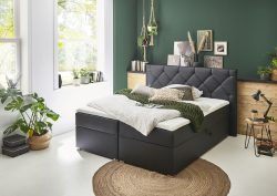 ATLANTIC home collection Boxbett, mit XXL-Bettkasten und Topper