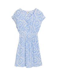 TOM TAILOR A-Linien-Kleid mit All-Over Print