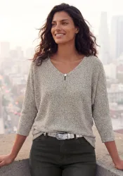 LASCANA 3/4-Arm-Shirt 