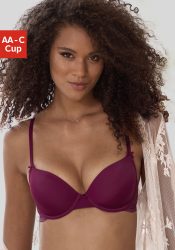 Nuance by Lascana Schalen-BH im Rücken aus Spitze, Cups aus Microtouch, Dessous
