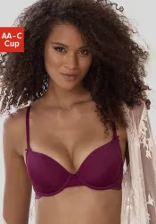 Nuance by Lascana Schalen-BH im Rücken aus Spitze, Cups aus Microtouch, Dessous