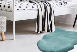 Arte Espina Fellteppich »Rabbit 200«, fellförmig, Kunstfell, Kannichenfell Haptik, weich, Wohnzimmer alle Räume,Hochflor