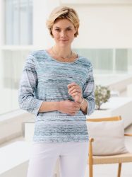 Casual Looks 3/4-Arm-Shirt »Druck-Shirt«, (1 tlg.)