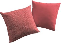 Adam Elements - ADAM - Kissenbezug Graphic Ventus 40 cm x 40 cm, Rot