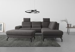 sit&more Ecksofa »Cinturo«, inklusive Sitztiefenverstellung und Federkern
