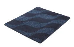 Kleine Wolke Badteppich Onda Navy | 55 x 65 cm | Polyacryl