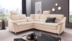 Places of Style Ecksofa »Cardoso«, Federkern, wahlweise mit Bett, Schubkasten, teilweise Relaxfunktion