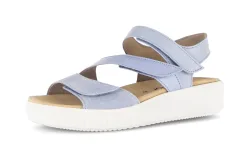 Gabor Riemchensandale Plateau, Bequemschuh, Sandalette, Sommerschuh mit Ziernähten