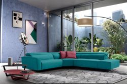 Egoitaliano Ecksofa »Stefanie«, mit Relaxfunktion und verstellbaren Kopfteilelementen