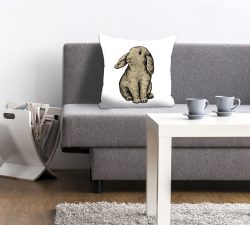 queence Dekokissen »Eilert«, (1 St.), mit einem sitzenden Hasen